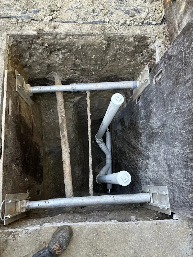 Experienced plumber completing Gas Line Repair work in Sugar Grove